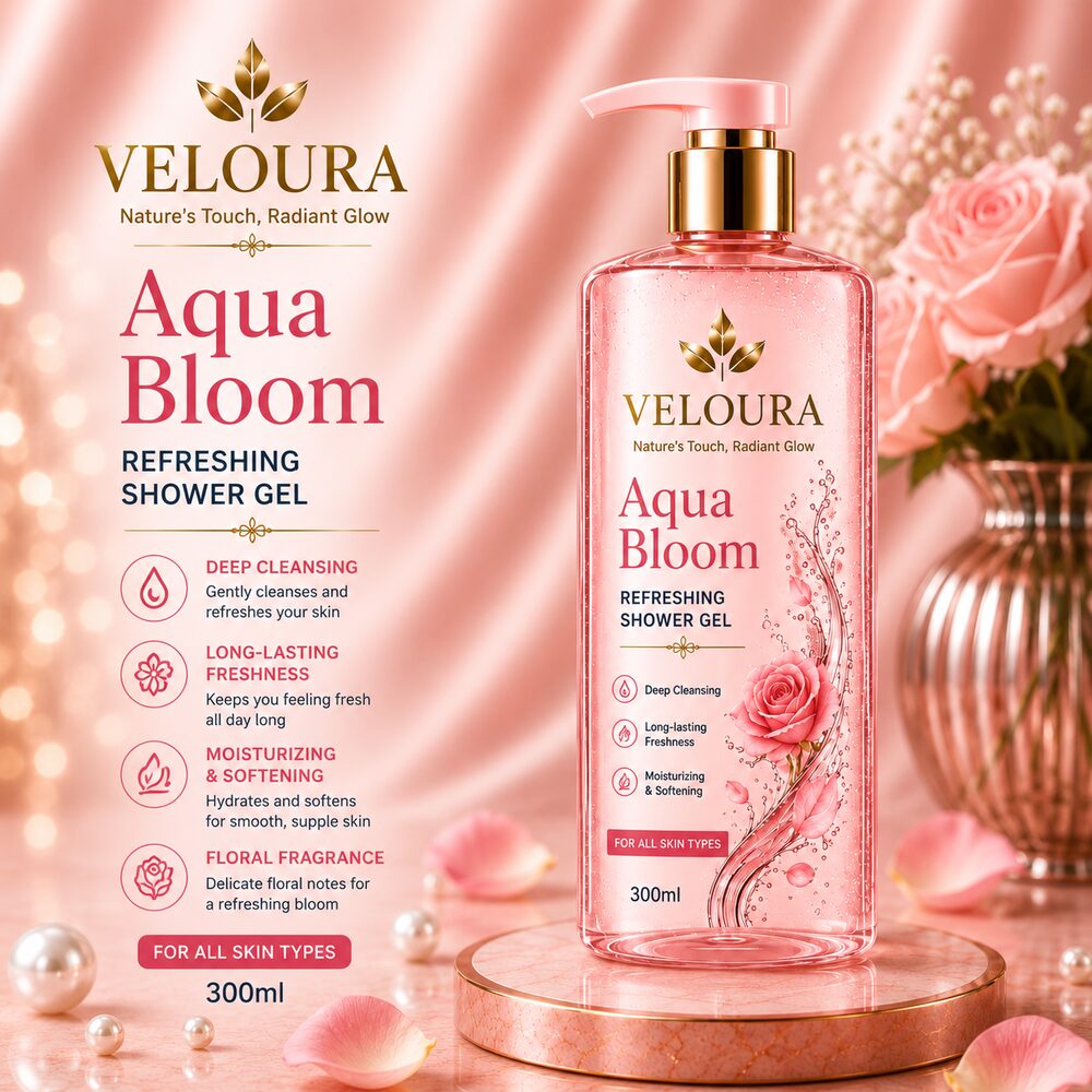Veloura Aqua Bloom shower gel