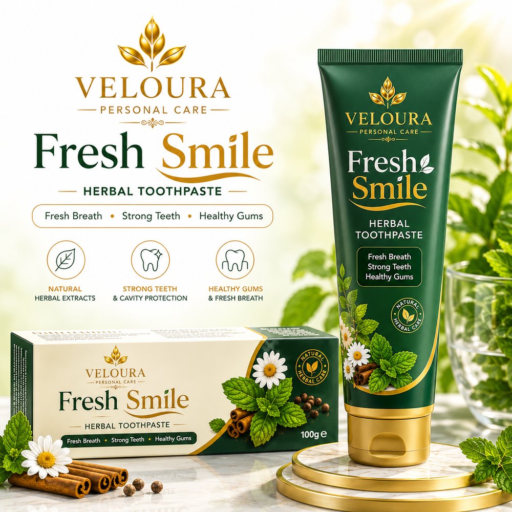 Veloura Fresh Smile herbal toothpaste