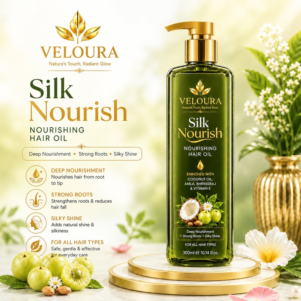 Veloura Silk Nourish hair oil